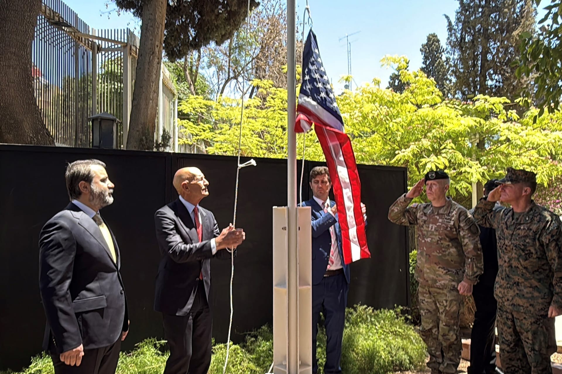 موقع جديد للسفارة الأميركية بدمشق