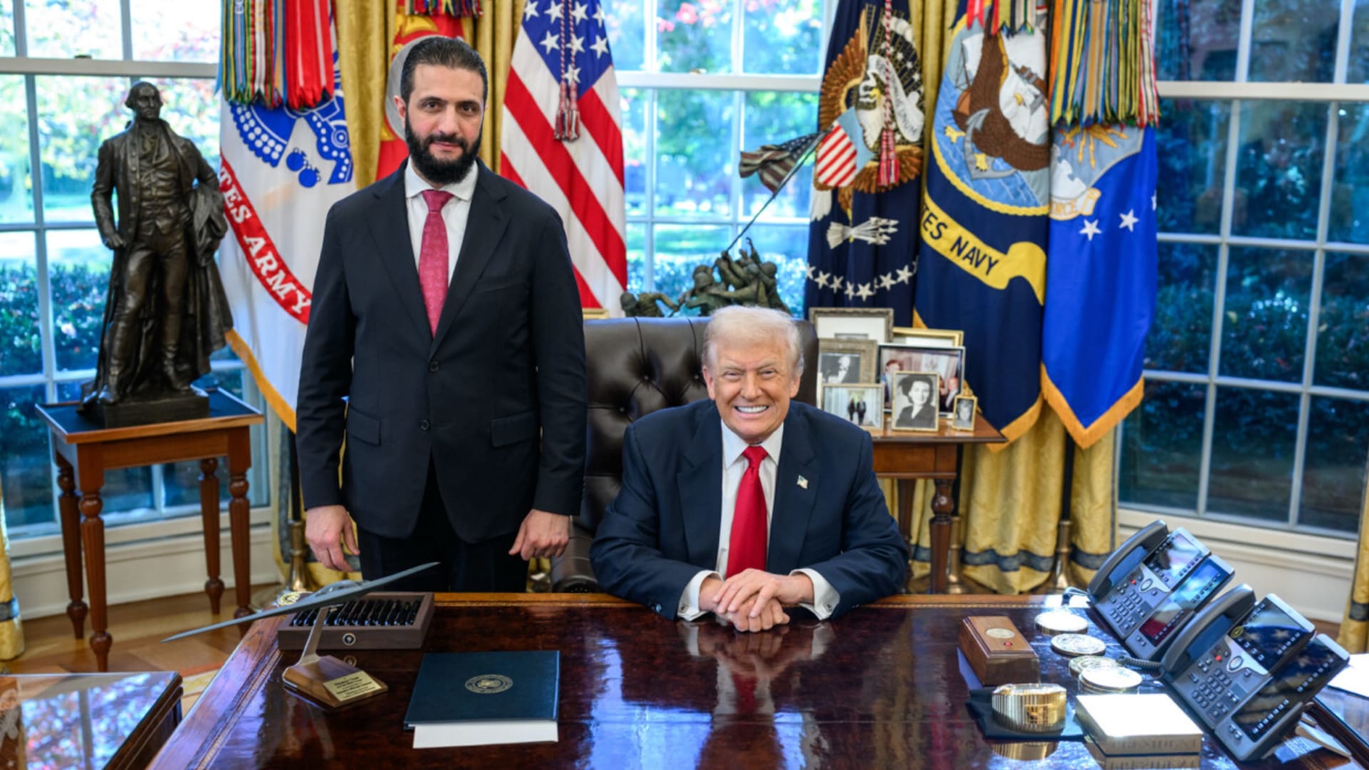 الرئيس الشرع يندد بالهجوم على قوات أميركية